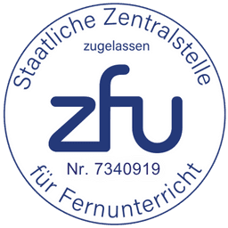 ZFU Zertifikat mit Nr. 7340919