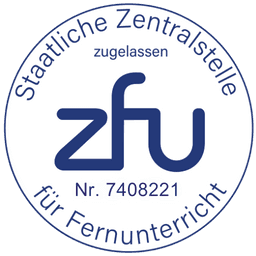 ZFU Zertifikat mit Nr. 7408221