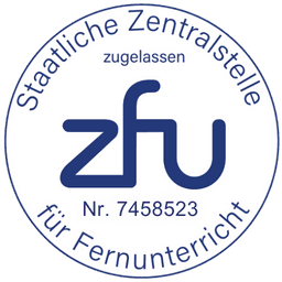 ZFU Zertifikat mit Nr. 7458523