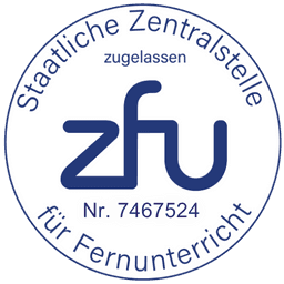 ZFU Zertifikat mit Nr. 7467524