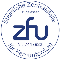 ZFU Zertifikat mit Nr. 7417922