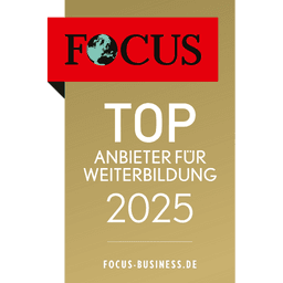 Focus Siegel für Top Anbieter für Weiterbildung 2025