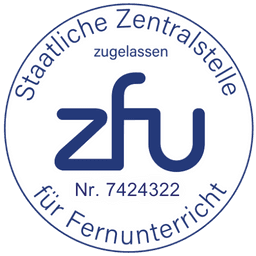 ZFU Zertifikat mit Nr. 7424322