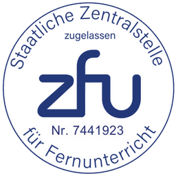 ZFU Zertifikat mit Nr. 7441923