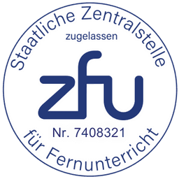 ZFU Zertifikat mit Nr. 7408321