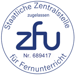 ZFU Zertifikat mit Nr. 489417