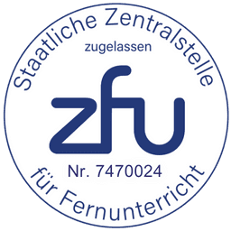 ZFU Zertifikat mit Nr. 7470024