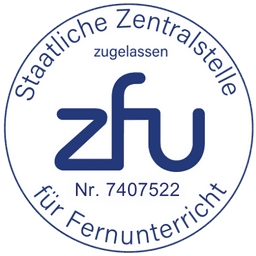 ZFU Zertifikat mit Nr. 7407522