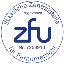 ZFU Zertifikat mit Nr. 7258913