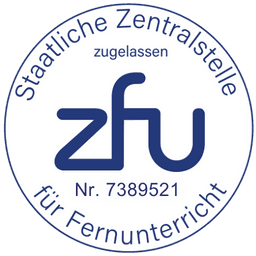 ZFU Zertifikat mit Nr. 7389521
