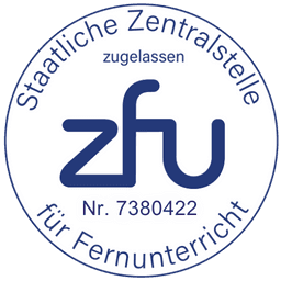 ZFU Zertifikat mit Nr. 7380422