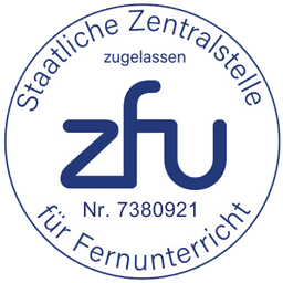 ZFU Zertifikat mit Nr. 7380921