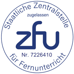 ZFU Zertifikat mit Nr. 7226410