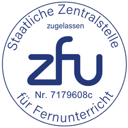 ZFU Zertifikat mit Nr. 7179608c