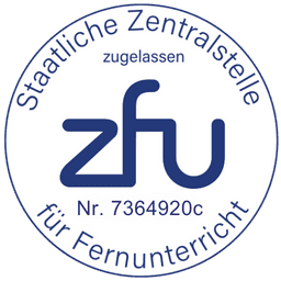 ZFU Zertifikat mit Nr. 7364920c
